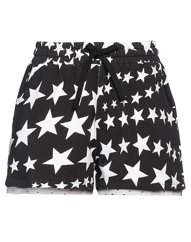 REDValentino Shorts & Bermuda Black 100% Cotton, Polyamide
