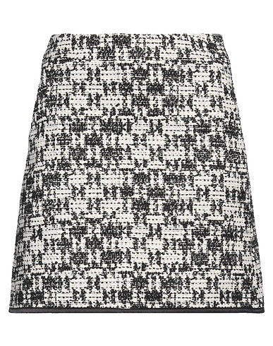 KARL LAGERFELD Mini skirt Off white 37% Acrylic, 36% Polyester, 16% Wool, 11% Cotton