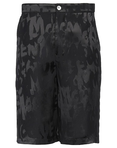 MCQUEEN Shorts & Bermuda Black 100% Viscose