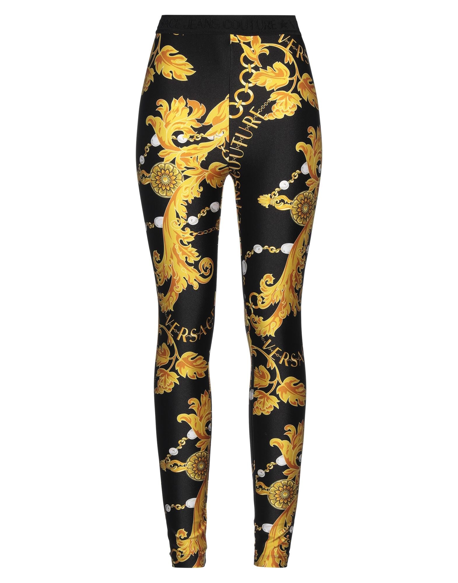 VERSACE JEANS COUTURE | レギンス ブラック レディース | YOOX