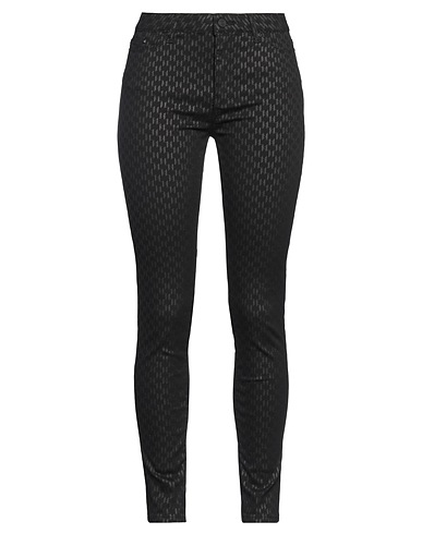 KARL LAGERFELD Denim trousers Black 82% Cotton, 16% Polyester, 2% Elastane