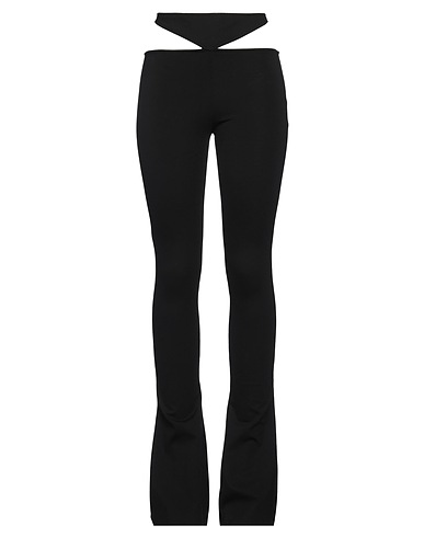 THE ATTICO Casual trouser Black 68% Rayon, 27% Polyamide, 5% Elastane