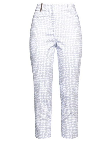 PESERICO Casual trouser Lilac 98% Cotton, 2% Elastane