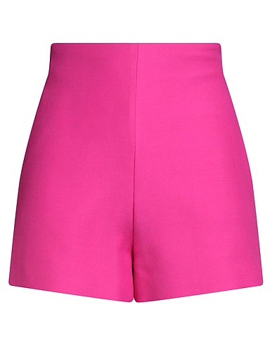 VALENTINO GARAVANI Shorts & Bermuda Fuchsia 65% Virgin Wool, 35% Silk