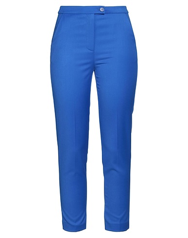 PATRIZIA PEPE Casual pants Bright blue 67% Polyester, 31% Viscose, 2% Elastane