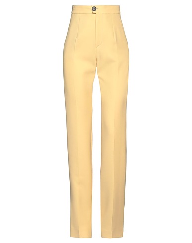 KWAIDAN EDITIONS Casual pants Pastel yellow 52% Polyester, 43% Virgin Wool, 4% Elastane, 1% Polyamide