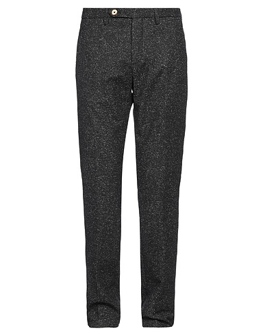 SPARVIERI Casual trouser Black 50% Wool, 30% Polyester, 20% Cotton