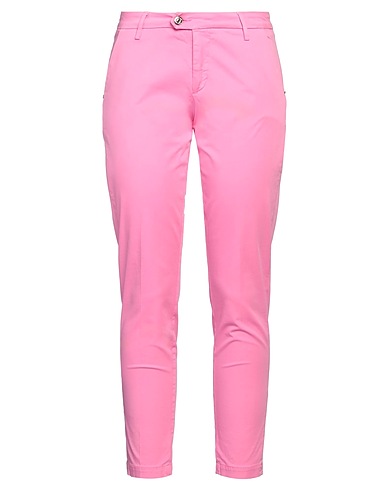 ENTRE AMIS Casual pants Pink 98% Cotton, 2% Elastane