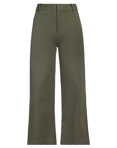 FRAME Pantalone Verde militare 96% Cotone, 4% Elastan