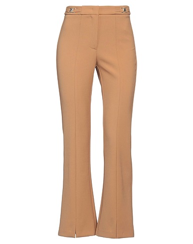 SIMONA CORSELLINI Casual trouser Camel 63% Polyester, 27% Viscose, 7% Cotton, 3% Elastane