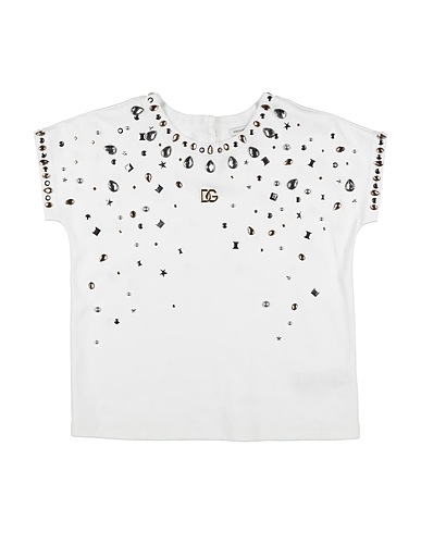 DOLCE&GABBANA T-shirt White 100% Cotton, Natural Stone, Natural resin, Aluminum, Bronze