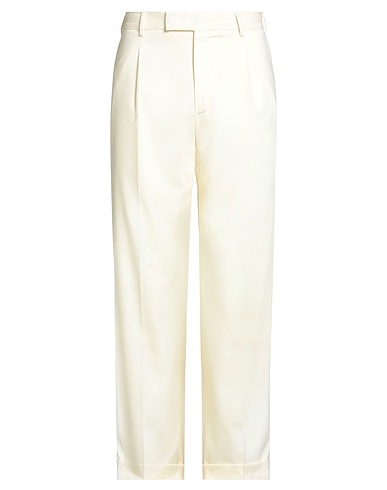 PT Torino Casual trouser Ivory 98% Virgin Wool, 2% Elastane