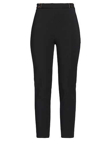 ELISABETTA FRANCHI Pantalone Nero 96% Poliestere, 4% Elastan