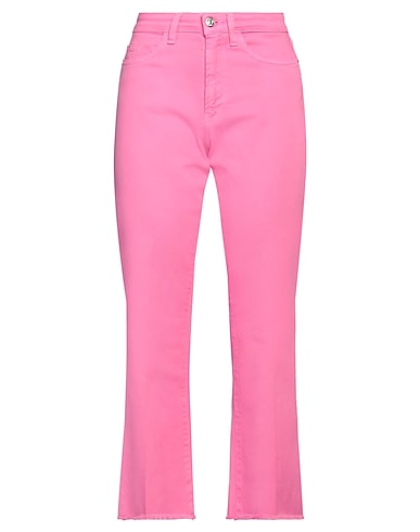 ENTRE AMIS Casual pants Pink 97% Cotton, 3% Elastane