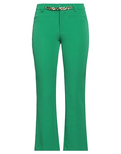 LIU •JO Casual trouser Green 88% Polyester, 12% Elastane