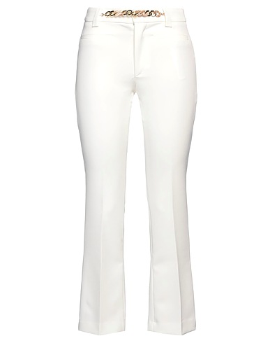 LIU •JO Pantalone Avorio 88% Poliestere, 12% Elastan