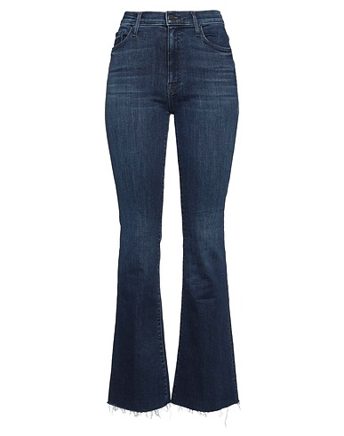 MOTHER Denim pants Blue 94% Cotton, 5% Polyester, 1% Elastane