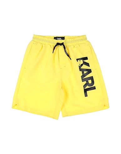 KARL LAGERFELD Boxer mare Giallo 100% Poliestere
