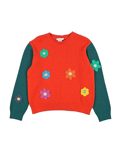 STELLA McCARTNEY KIDS Jumper Orange 85% Cotton, 15% Wool