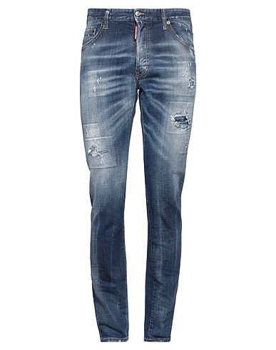 DSQUARED2 Denim trousers Blue 99% Cotton, 1% Elastane