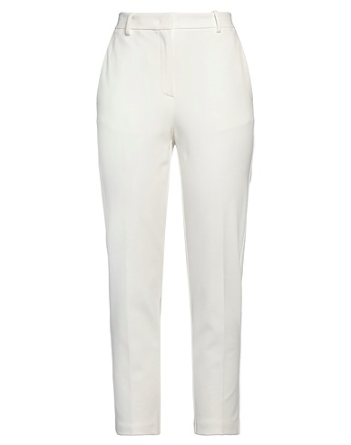 PINKO Casual trouser White 67% Viscose, 28% Polyamide, 5% Elastane