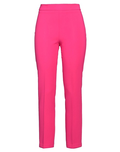SANDRO FERRONE Casual pants Fuchsia 95% Polyester, 5% Elastane