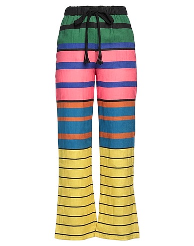 STAUD Casual pants Pink 100% Linen