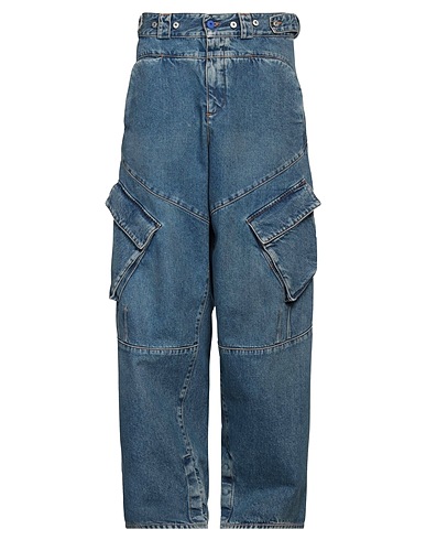 MARCELO BURLON Denim trousers Blue 89% Cotton, 11% Polyester