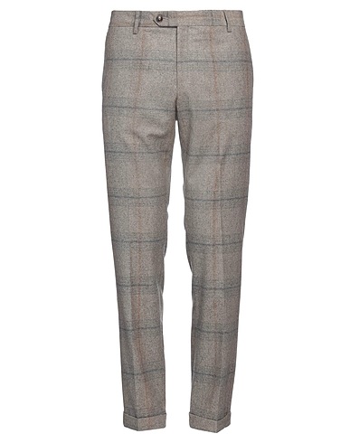BETWOIN Hosen Maulwurfsgrau 68% Wolle, 30% Polyester, 2% Elastan
