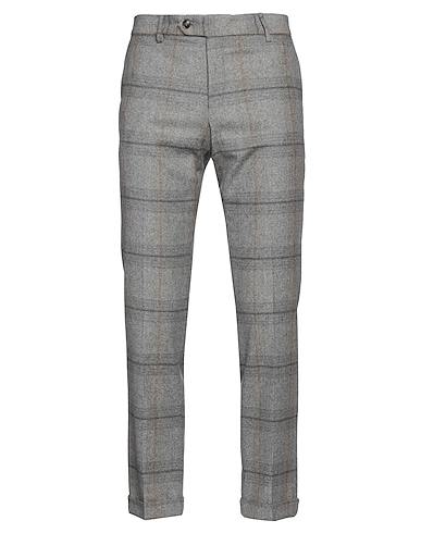 BETWOIN Casual pants Grey 68% Wool, 30% Polyester, 2% Elastane