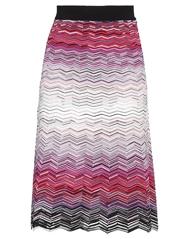 MISSONI Midi skirt Mauve 70% Cotton, 30% Viscose