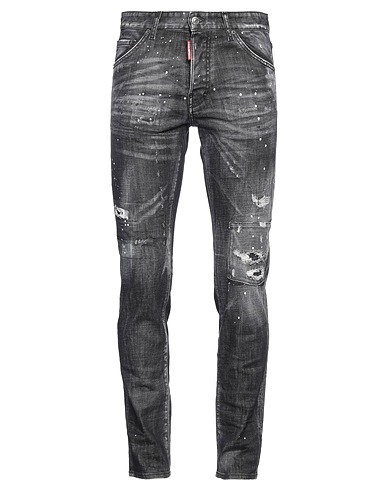DSQUARED2 Denim trousers Black 98% Cotton, 2% Elastane