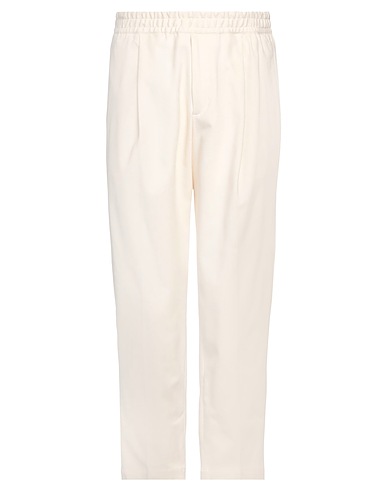BRIGLIA 1949 Casual pants Cream 98% Cotton, 2% Elastane