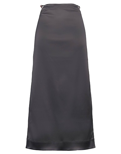 GANNI Maxi Skirts Black 91% Recycled polyester, 9% Elastane