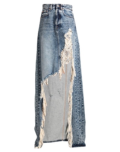 VETEMENTS Denim skirt Blue 100% Cotton