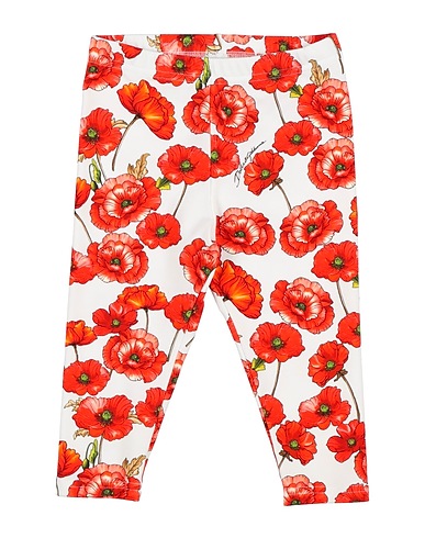 DOLCE&GABBANA Leggings Red 88% Cotton, 12% Elastane