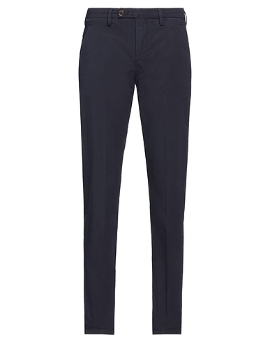 SPARVIERI Casual pants Midnight blue 97% Cotton, 3% Elastane