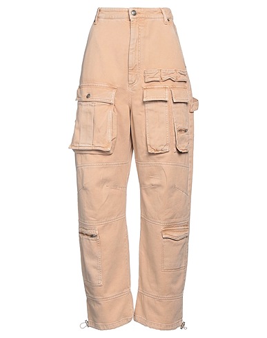 SPORTMAX Denim trousers Beige 100% Cotton