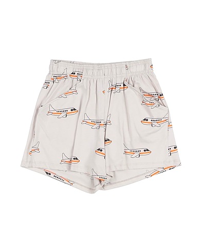MINI RODINI Shorts & Bermuda Light grey 100% Organic cotton