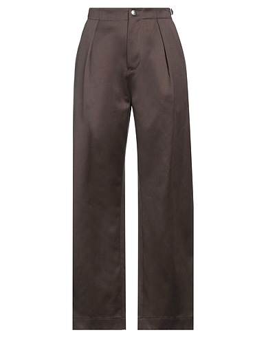 BURBERRY Casual trouser Dark brown 100% Cotton