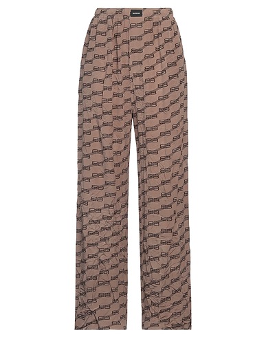 BALENCIAGA Casual trouser Khaki 100% Silk