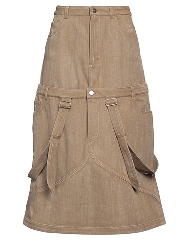 WEINSANTO Denim skirt Khaki 100% Organic cotton