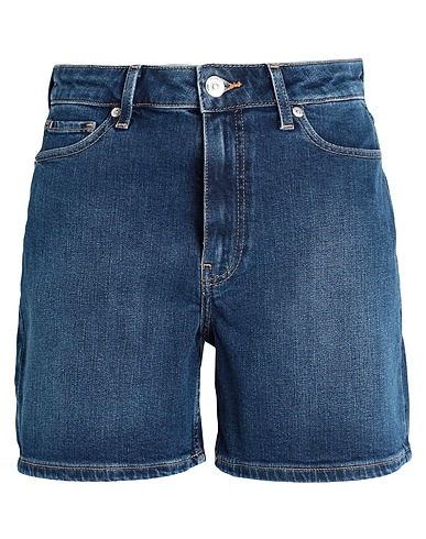 TOMMY HILFIGER Shorts jeans Blu 99% Cotone, 1% Elastan