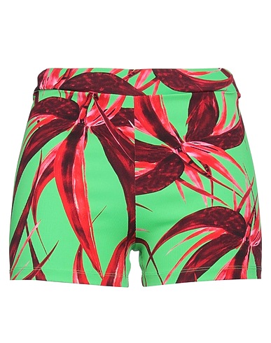 LOUISA BALLOU Shorts & Bermuda Green 88% Polyamide, 12% Elastane