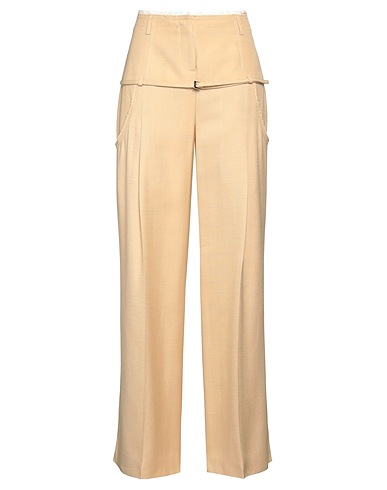 JACQUEMUS Casual pants Beige 100% Viscose