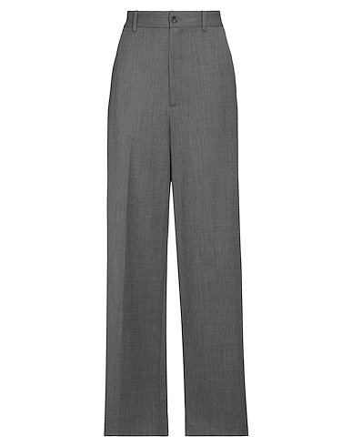 NILI LOTAN Casual trouser Lead 53% Polyester, 43% Virgin Wool, 4% Elastane