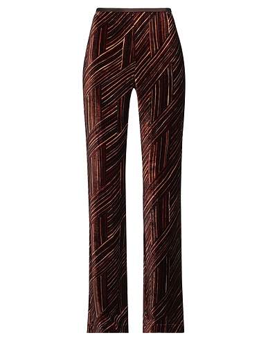 SIYU Pantalone Cioccolato 82% Viscosa, 18% Seta