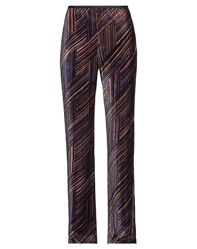 SIYU Casual trouser Blue 82% Viscose, 18% Silk