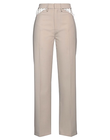 DION LEE Casual trouser Light grey 100% Wool