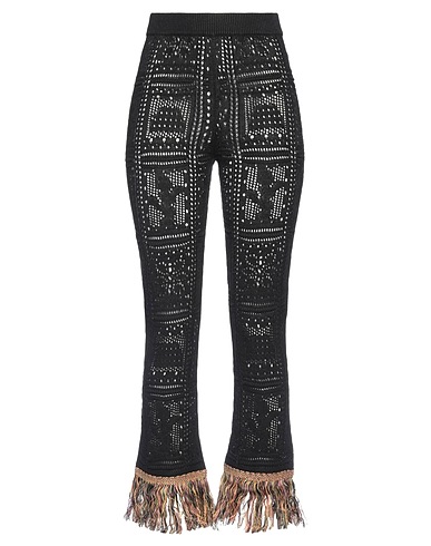 87 AVRIL 90 Pantalone Nero 100% Lino